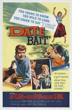 Date Bait (1960) White T-Shirt - idPoster.com