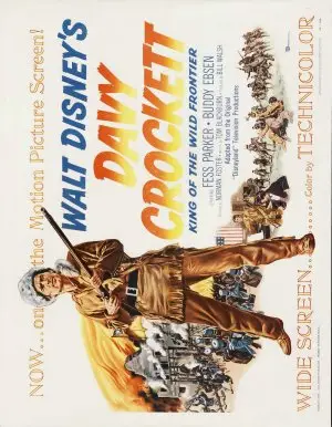 Davy Crockett King of the Wild Frontier (1954) Men's Colored  Long Sleeve T-Shirt - idPoster.com
