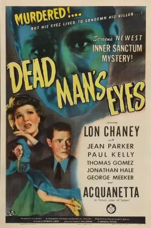 Dead Mans Eyes (1944) White T-Shirt - idPoster.com