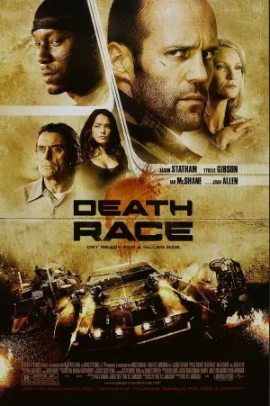 Death Race (2008) White T-Shirt - idPoster.com