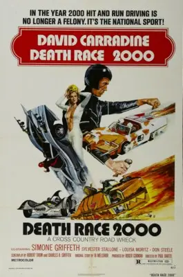 Death Race 2000 (1975) Women's Colored T-Shirt - idPoster.com