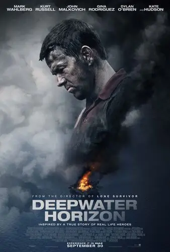 Deepwater Horizon (2016) Men's Colored  Long Sleeve T-Shirt - idPoster.com