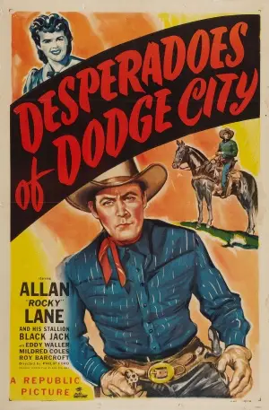Desperadoes of Dodge City (1948) Men's Colored T-Shirt - idPoster.com