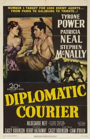 Diplomatic Courier (1952) Men's Colored Hoodie - idPoster.com
