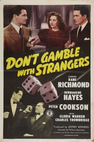 Don't Gamble with Strangers (1946) Women's Colored T-Shirt - idPoster.com