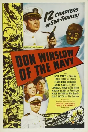 Don Winslow of the Navy (1942) Women's Colored  Long Sleeve T-Shirt - idPoster.com