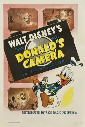 Donald's Camera (1941) White T-Shirt - idPoster.com