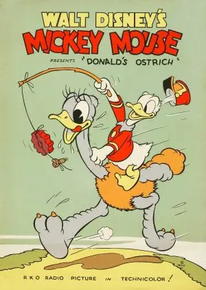 Donald's Ostrich (1937) White T-Shirt - idPoster.com
