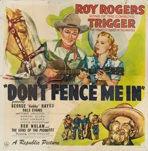 Dont Fence Me In (1945) White T-Shirt - idPoster.com
