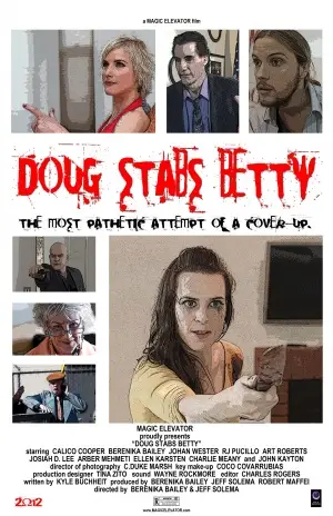 Doug Stabs Betty (2012) Women's Colored T-Shirt - idPoster.com