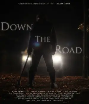 Down the Road (2013) White T-Shirt - idPoster.com