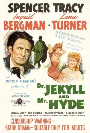 Dr. Jekyll and Mr. Hyde (1941) White T-Shirt - idPoster.com