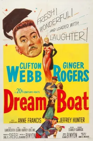 Dreamboat (1952) White T-Shirt - idPoster.com