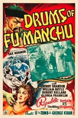 Drums of Fu Manchu (1940) Men's Colored  Long Sleeve T-Shirt - idPoster.com