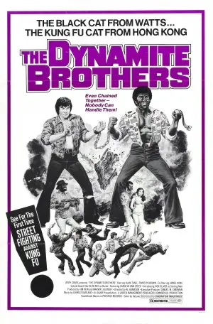 Dynamite Brothers (1974) White Tank-Top - idPoster.com