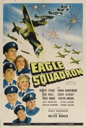 Eagle Squadron (1942) Women's Colored T-Shirt - idPoster.com
