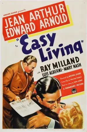 Easy Living (1937) Women's Colored T-Shirt - idPoster.com