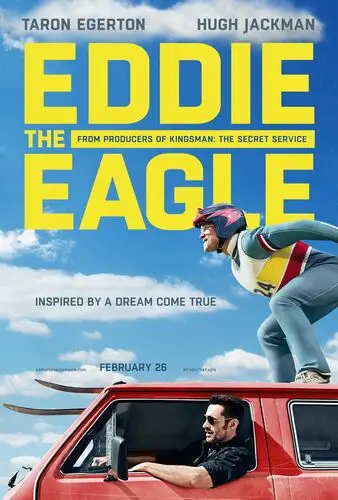 Eddie the Eagle (2016) Women's Colored T-Shirt - idPoster.com