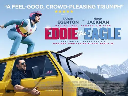Eddie the Eagle (2016) Men's Colored Hoodie - idPoster.com