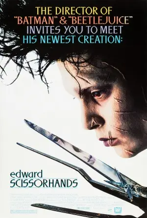 Edward Scissorhands (1990) White T-Shirt - idPoster.com