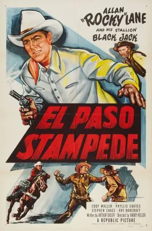 El Paso Stampede (1953) White T-Shirt - idPoster.com