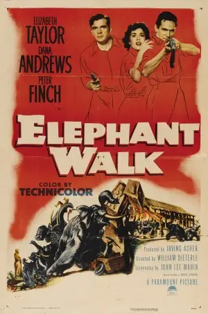 Elephant Walk (1954) Drawstring Backpack - idPoster.com