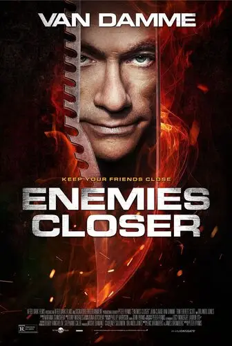 Enemies Closer (2013) White T-Shirt - idPoster.com