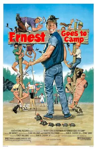 Ernest Goes to Camp (1987) Women's Colored T-Shirt - idPoster.com