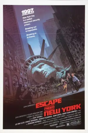 Escape From New York (1981) Women's Colored T-Shirt - idPoster.com