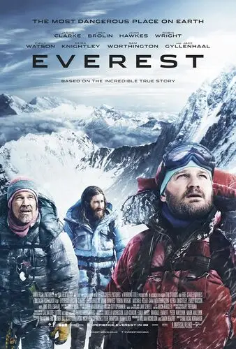 Everest (2015) Men's Colored Hoodie - idPoster.com