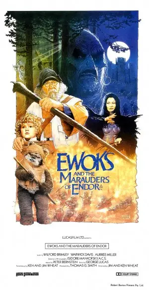 Ewoks: The Battle for Endor (1985) Men's Colored  Long Sleeve T-Shirt - idPoster.com