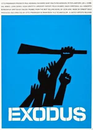 Exodus (1960) Men's Colored  Long Sleeve T-Shirt - idPoster.com