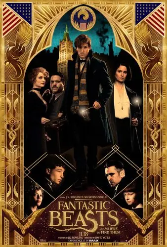 Fantastic Beasts and Where to Find Them (2016) Men's Colored  Long Sleeve T-Shirt - idPoster.com