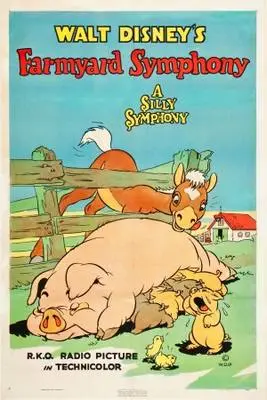 Farmyard Symphony (1938) Women's Colored Hoodie - idPoster.com