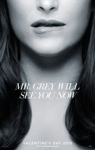 Fifty Shades of Grey (2015) White T-Shirt - idPoster.com