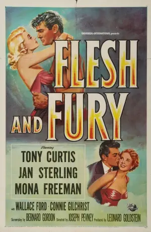 Flesh and Fury (1952) White T-Shirt - idPoster.com