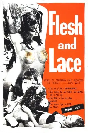 Flesh and Lace (1965) White T-Shirt - idPoster.com