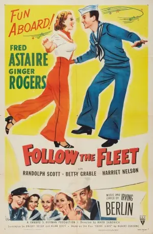 Follow the Fleet (1936) Drawstring Backpack - idPoster.com