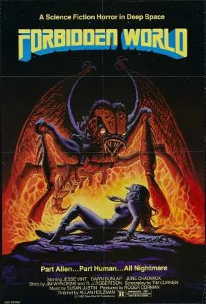 Forbidden World (1982) Drawstring Backpack - idPoster.com