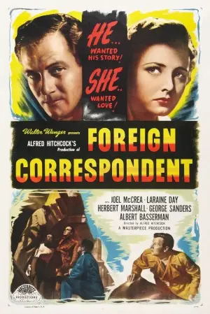 Foreign Correspondent (1940) White T-Shirt - idPoster.com
