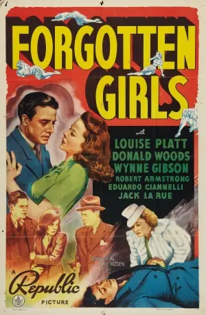 Forgotten Girls (1940) Women's Colored T-Shirt - idPoster.com