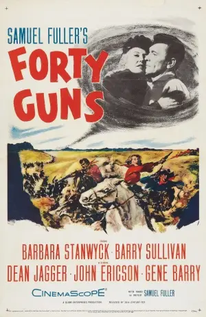 Forty Guns (1957) Drawstring Backpack - idPoster.com