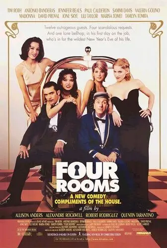 Four Rooms (1995) Men's Colored Hoodie - idPoster.com