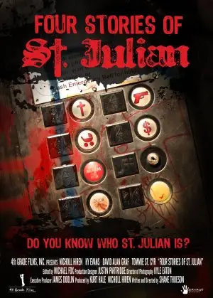 Four Stories of St. Julian (2010) Men's Colored  Long Sleeve T-Shirt - idPoster.com