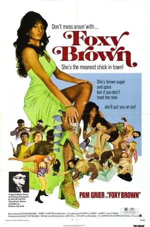 Foxy Brown (1974) Women's Colored Hoodie - idPoster.com