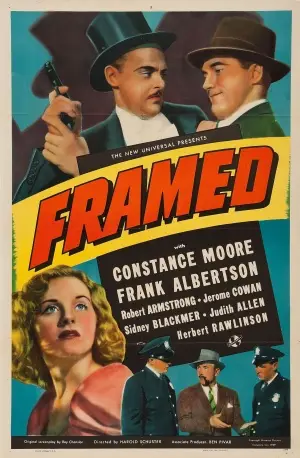 Framed (1940) Women's Colored T-Shirt - idPoster.com