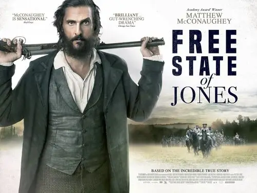 Free State of Jones (2016) Drawstring Backpack - idPoster.com