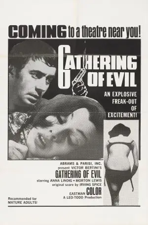Gathering of Evil (1969) Drawstring Backpack - idPoster.com