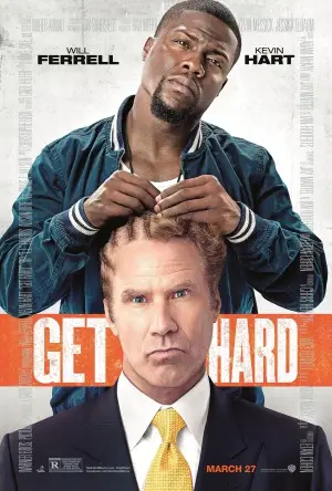 Get Hard (2015) White T-Shirt - idPoster.com