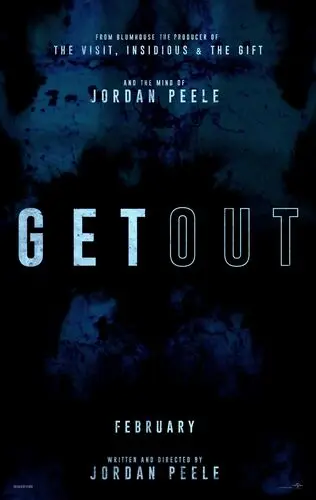Get Out (2017) White Tank-Top - idPoster.com